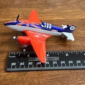 Disney Pixar Planes British Bulldog Diecast 4” Metal Toy